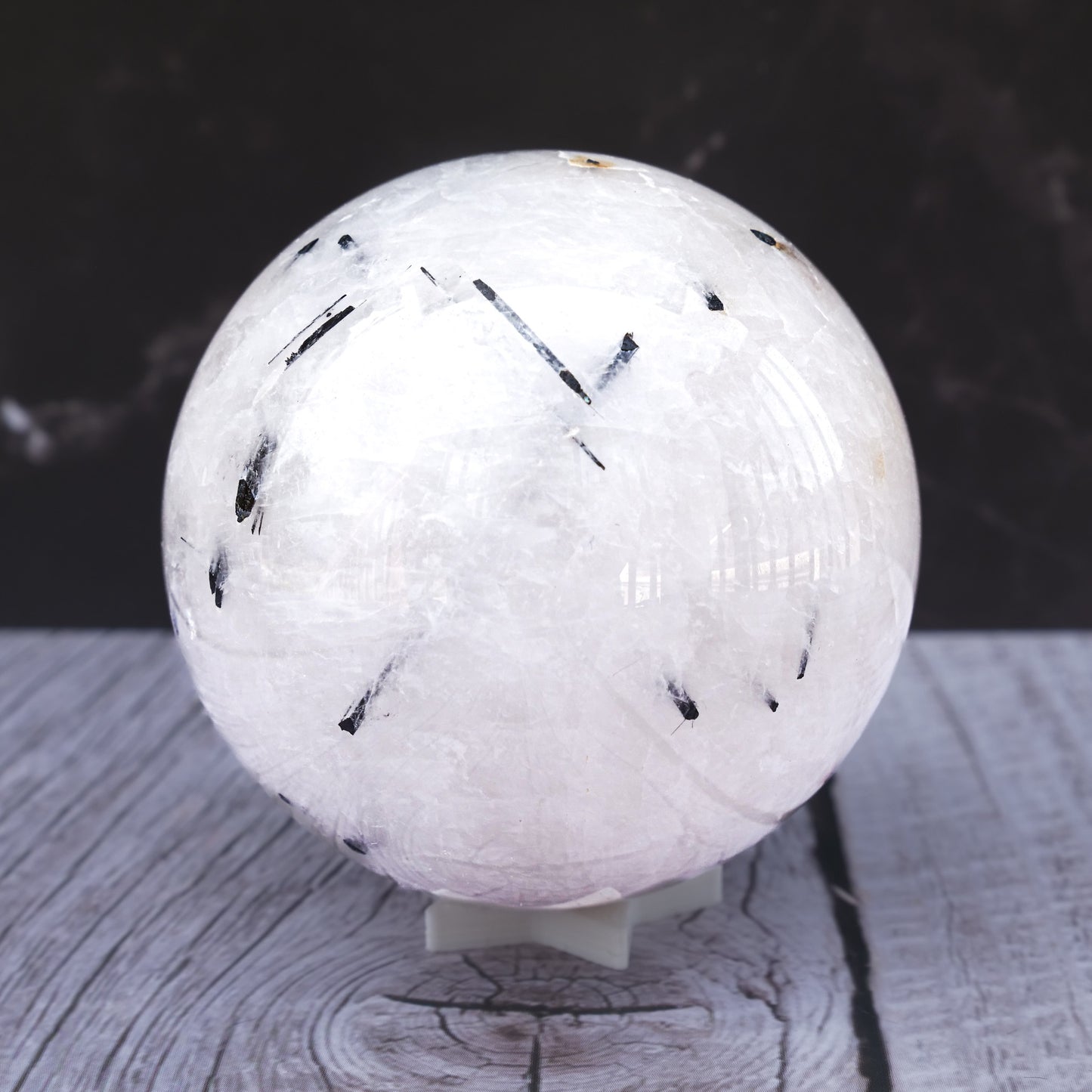Tourmaline Quartz Sphere