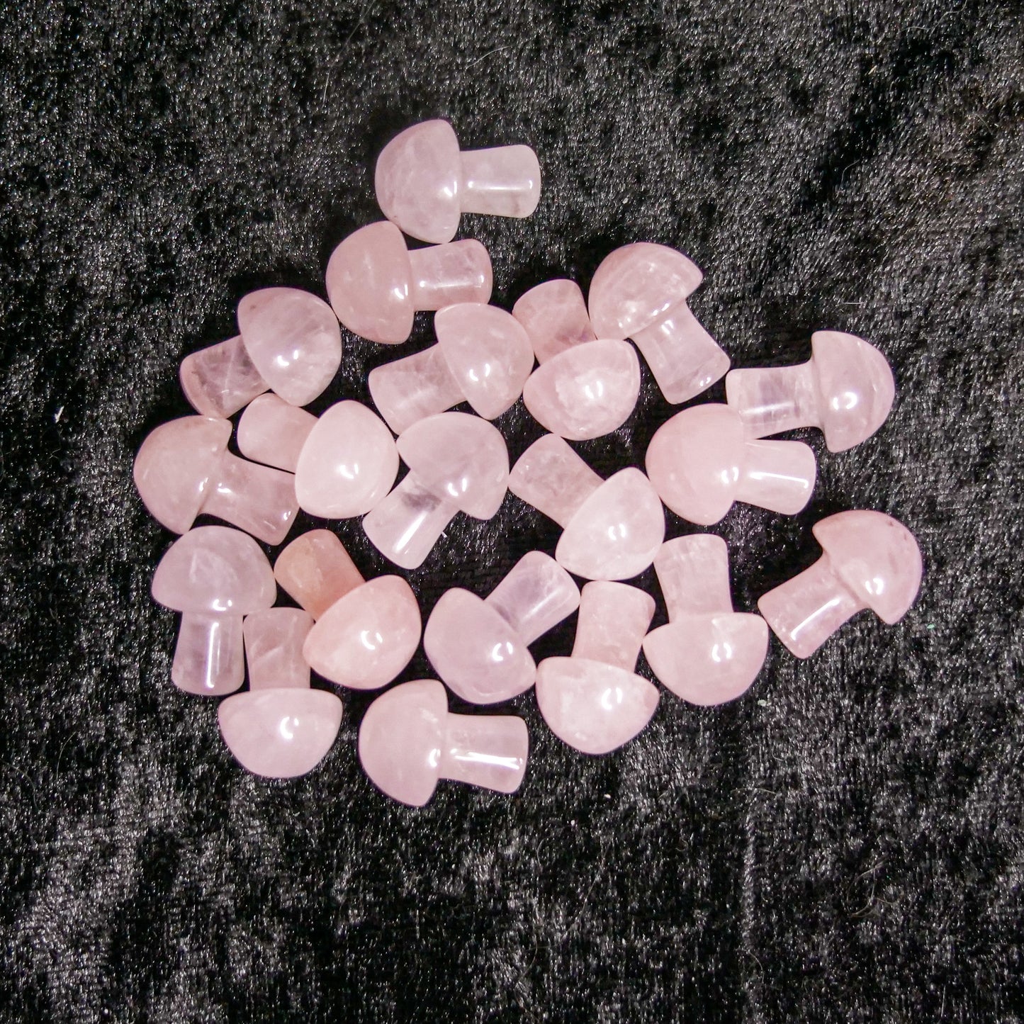 Rose Quartz Mini Mushrooms