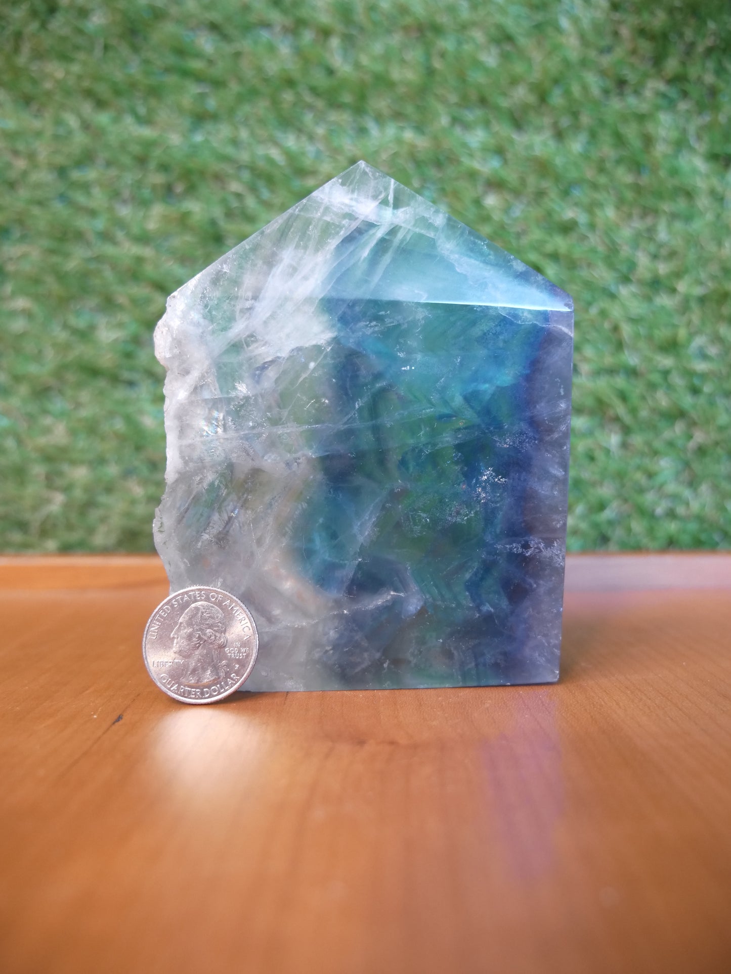Rainbow Fluorite Slab (4.75in)