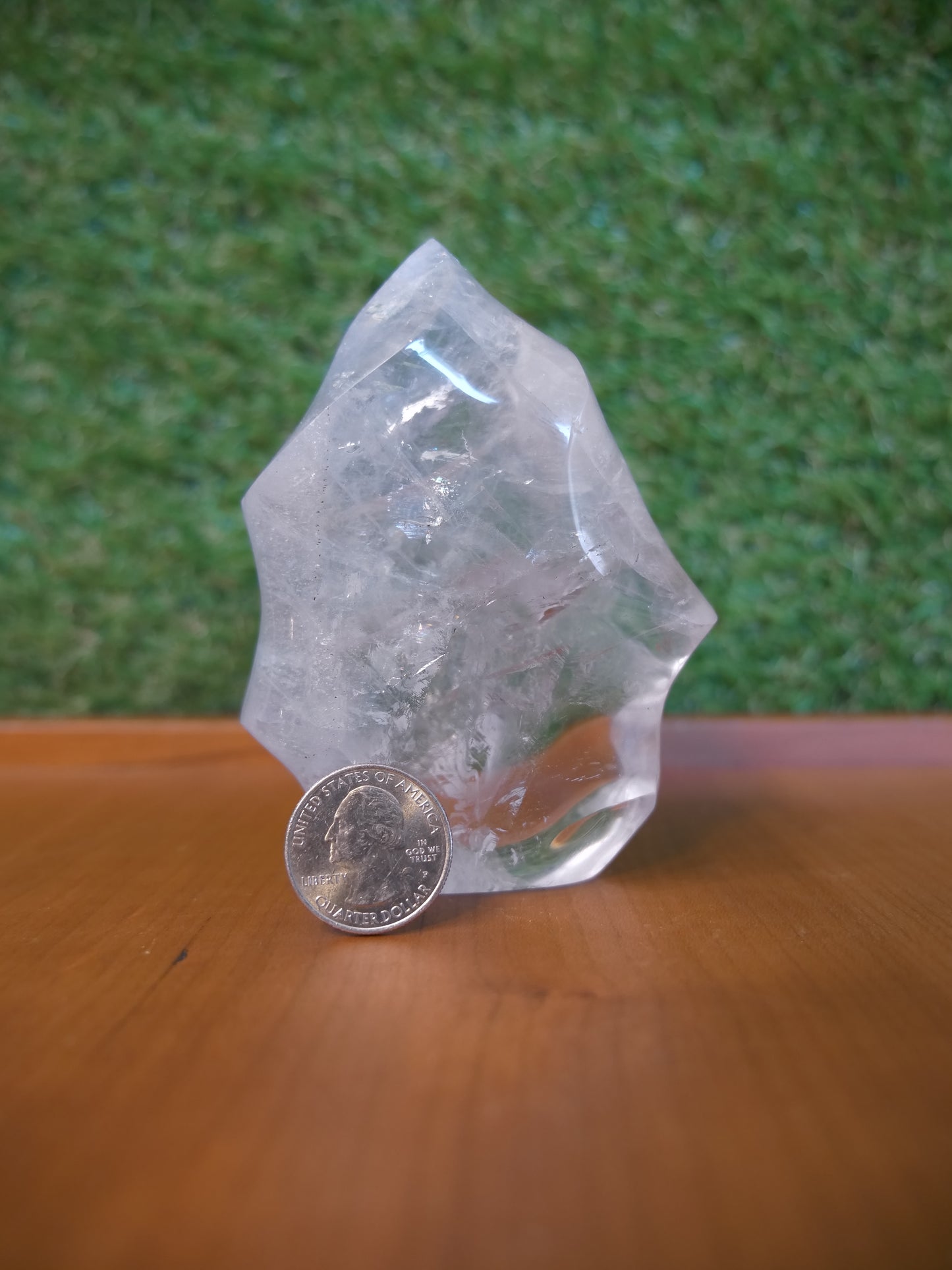Clear Quartz Flame (2 Unique Options)