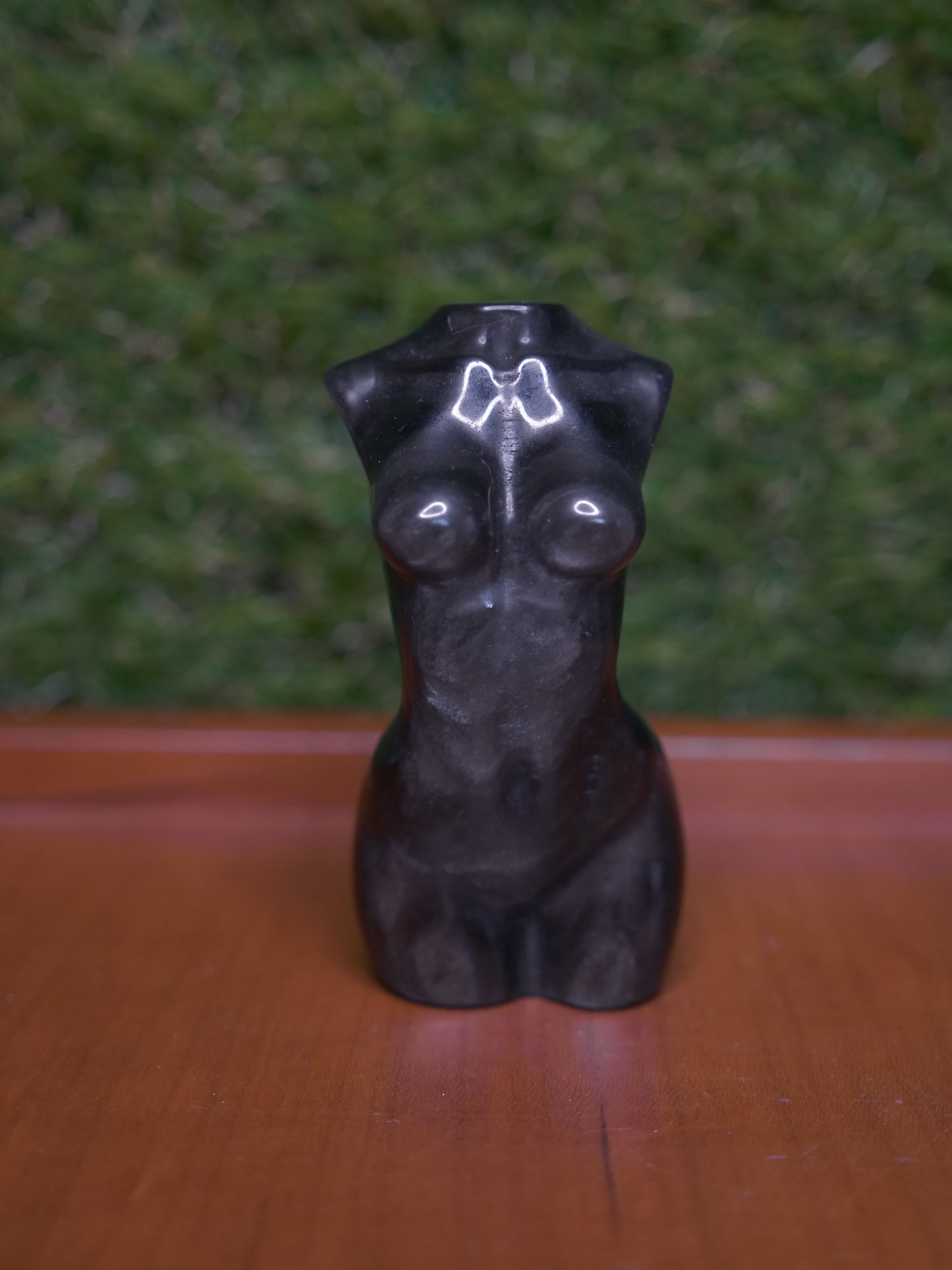 Silver Sheen Obsidian Goddess Body