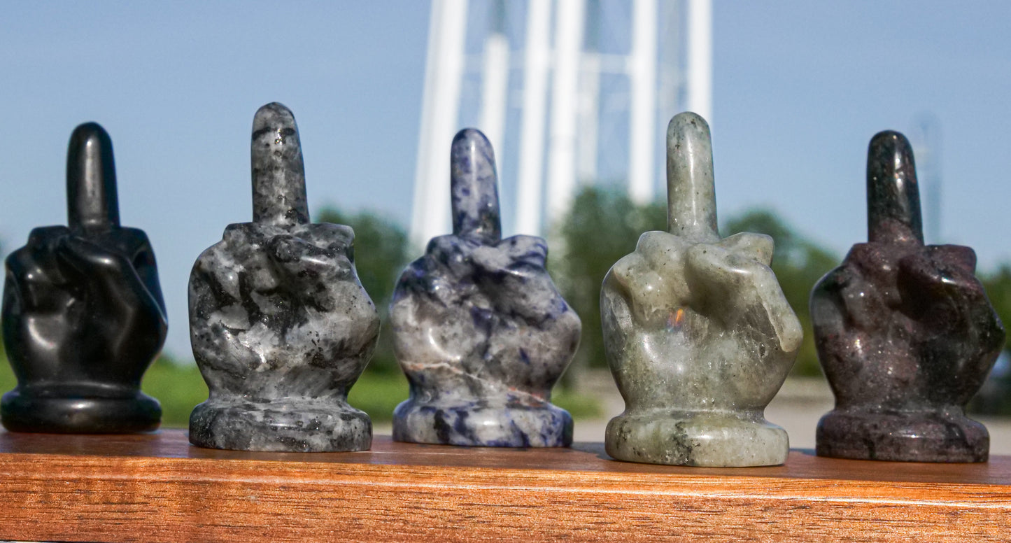 Middle Finger Carving