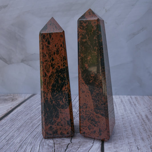 Mahogany Obsidian Tower (4-4.5in)