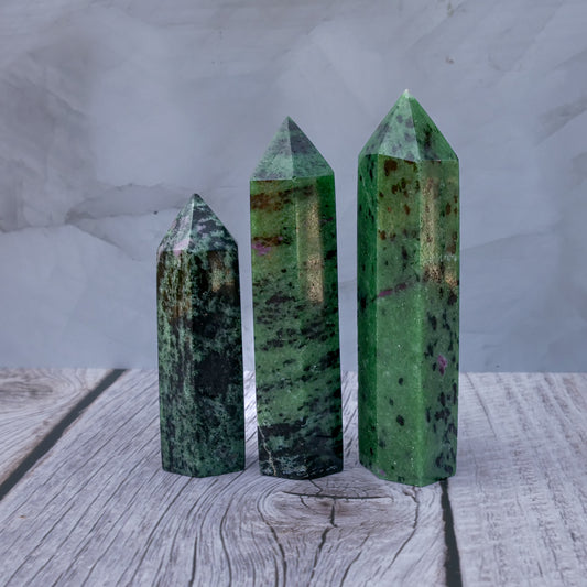 Ruby In Zoisite Tower (2 Options)