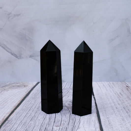 Black Obsidian Tower (3.5-4in)