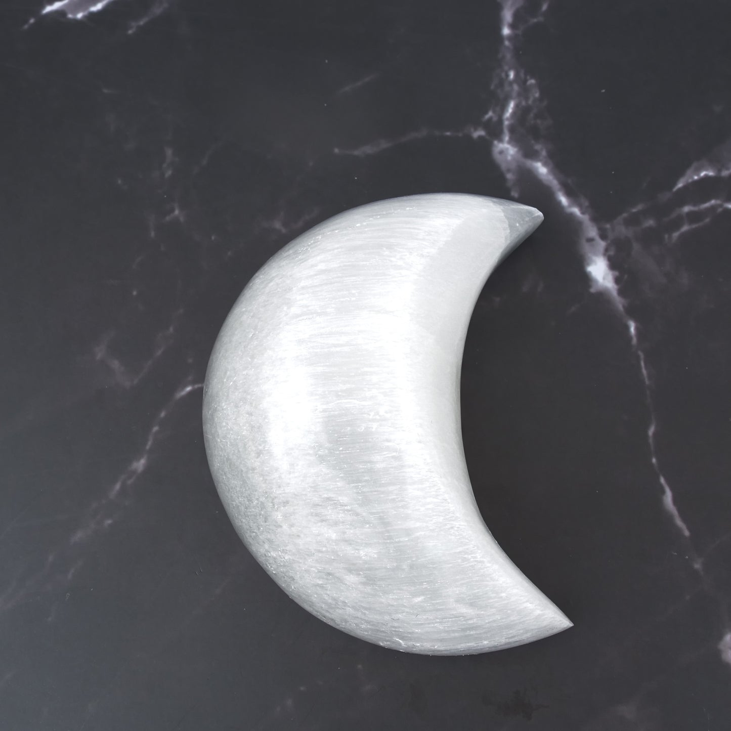 Selenite Moon (4in)