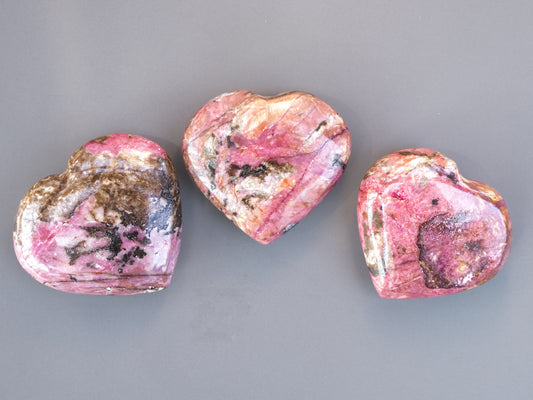Rhodonite Heart 2-2.25in