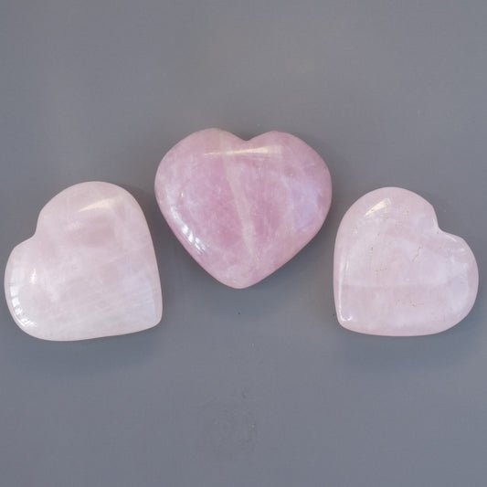 Rose Quartz Heart 2-2.25in