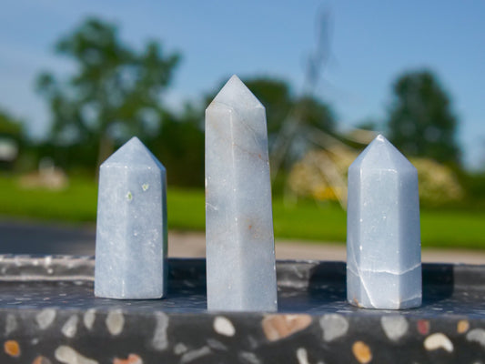 Angelite Mini Towers